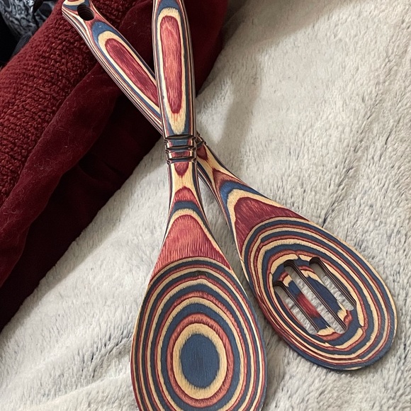 🥄 Island Bamboo Rainbow Wood Spoons - Picture 5 of 8